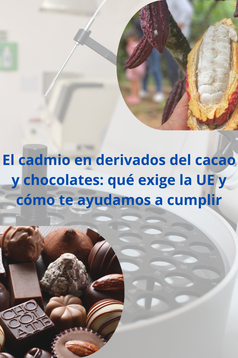 El cadmio en derivados del cacao y chocolates: qué exige la UE y cómo te ayudamos a cumplir