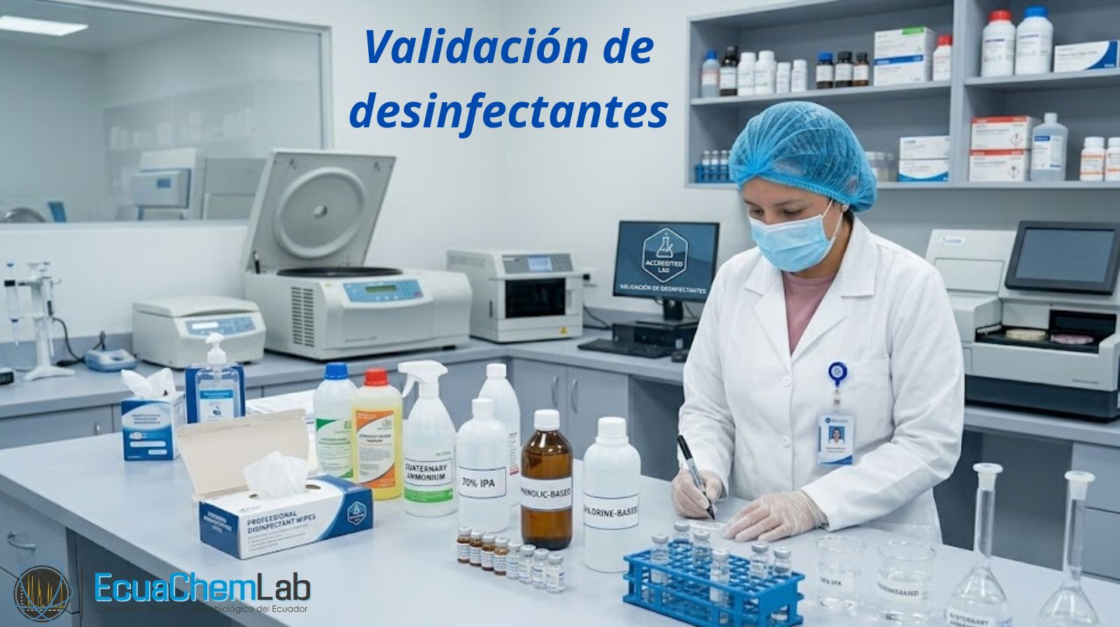 Validación de desinfectantes: cómo demostrar eficacia microbiológica en condiciones reales
