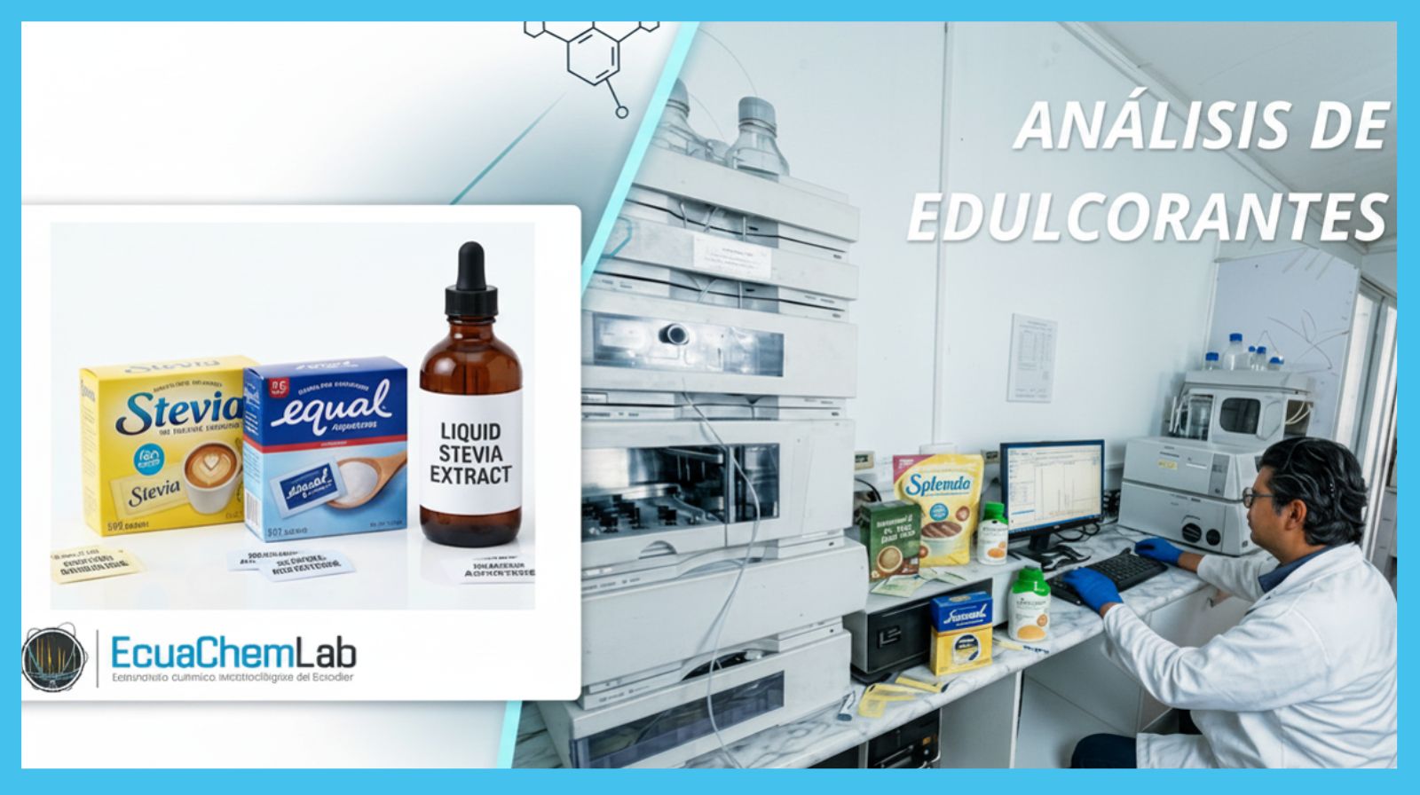 Glicósidos de esteviol, sucralosa, aspartame y acesulfame K: el control analítico 
